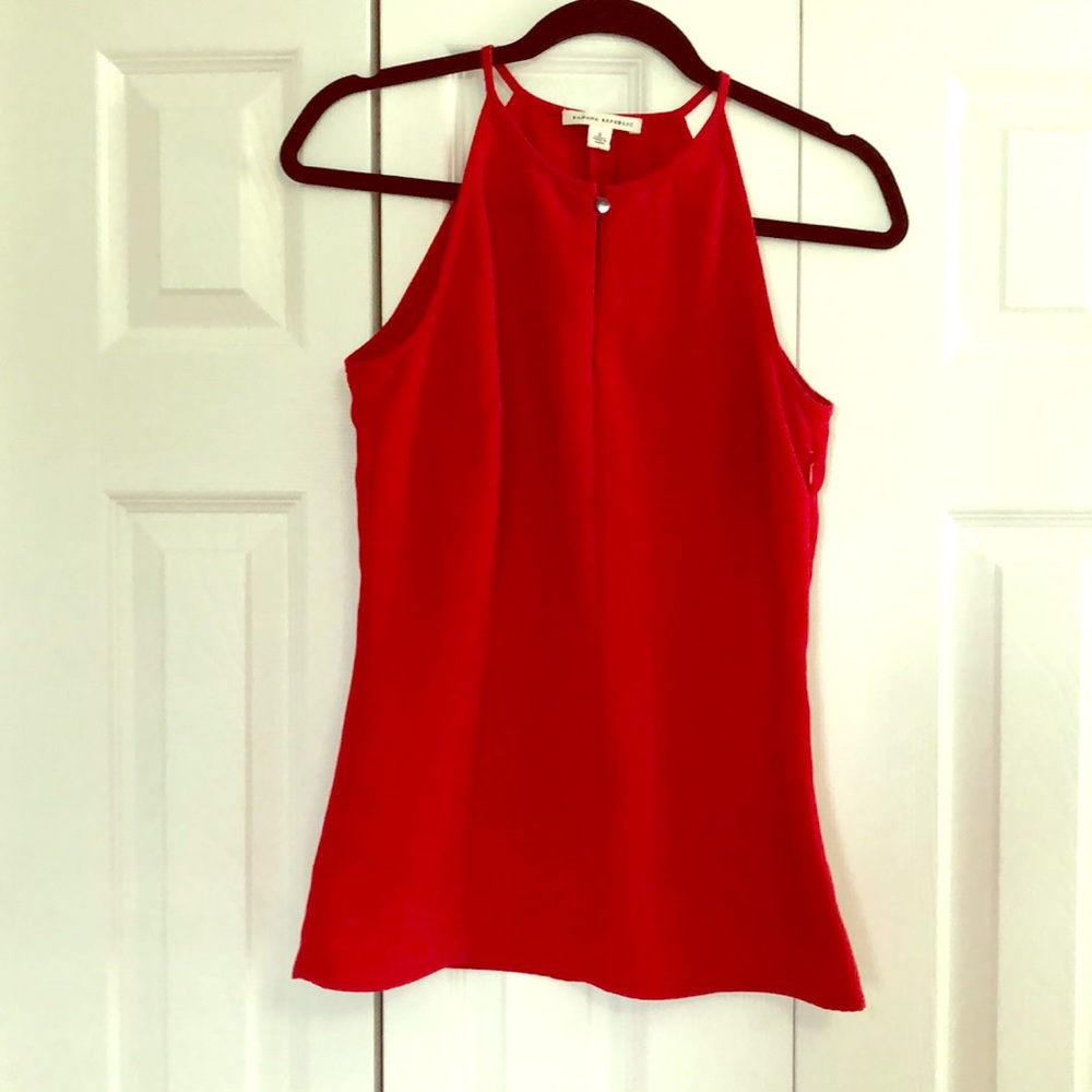 Gorgeous red tank top blouse